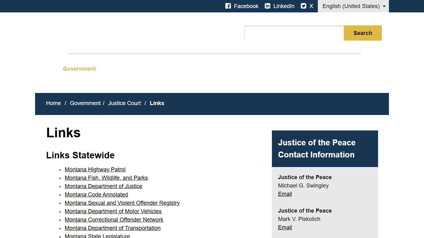 Links - Lewis & Clark County